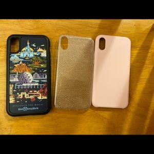 Lot of 3 iPhone X/Xs cases